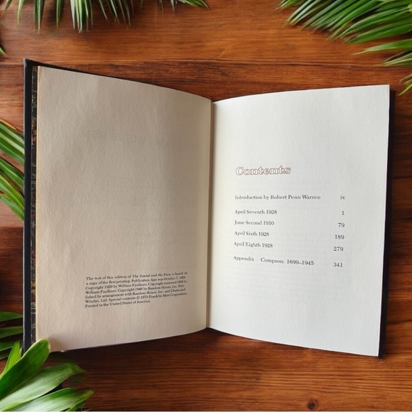 The Sound and the Fury by William Faulkner – Franklin Library Edition (1979) - Picture 7 of 13